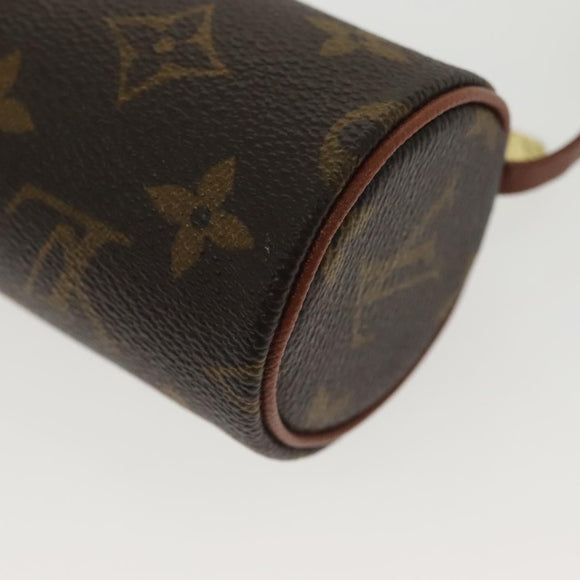 LOUIS VUITTON Monogram Papillon Pouch LV Auth sw1366