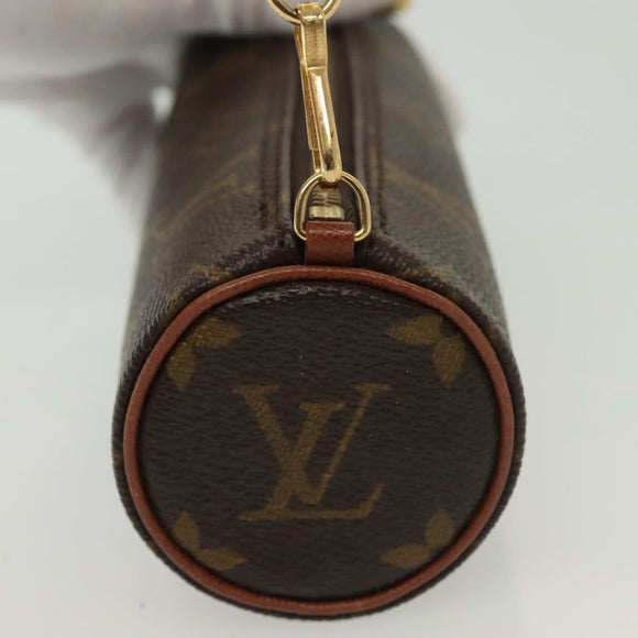 LOUIS VUITTON Monogram Papillon Pouch LV Auth sw1366