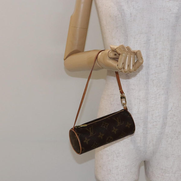 LOUIS VUITTON Monogram Papillon Pouch LV Auth sw1368