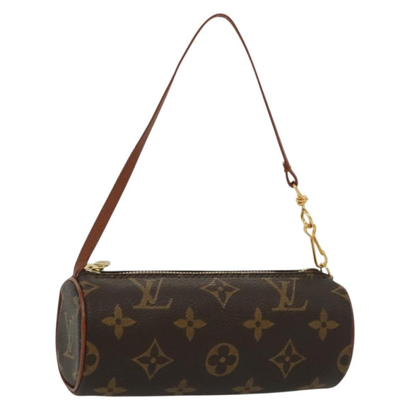 LOUIS VUITTON Monogram Papillon Pouch LV Auth sw1369