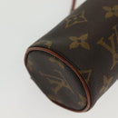 LOUIS VUITTON Monogram Papillon Pouch LV Auth sw1369-9