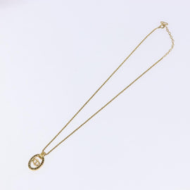 Christian Dior Necklace metal Gold Auth sw1371 - 0