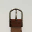 GUCCI Web Sherry Line Belt Leather 40.2"" Brown Red Green 368189 Auth sw1375-6