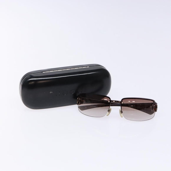 GUCCI Sunglasses plastic Black Auth sw1382