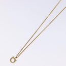 Salvatore Ferragamo Gancini Necklace metal Gold Tone Auth sw1386M-14