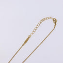 Salvatore Ferragamo Gancini Necklace metal Gold Tone Auth sw1386M-16