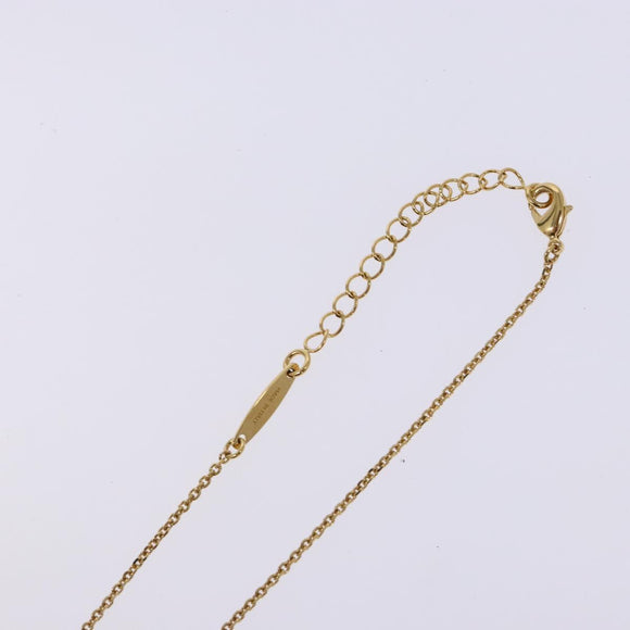 Salvatore Ferragamo Gancini Necklace metal Gold Tone Auth sw1386M