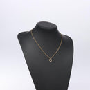 Salvatore Ferragamo Gancini Necklace metal Gold Tone Auth sw1386M-11