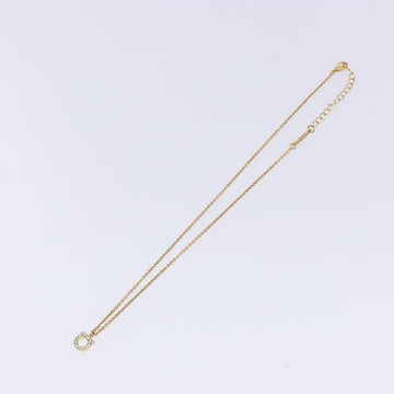 Salvatore Ferragamo Gancini Necklace metal Gold Tone Auth sw1386M - 0