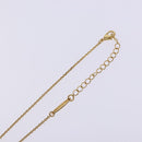 Salvatore Ferragamo Gancini Necklace metal Gold Tone Auth sw1386M-6