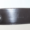 GUCCI Web Sherry Line Belt Leather 37"" Red Green 114984 Auth sw1387-9