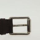 GUCCI Web Sherry Line Belt Leather 40.2"" Black Red Green Auth sw1390-6