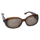 CHANEL Sunglasses plastic Brown CC Auth sw1391-1