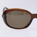 CHANEL Sunglasses plastic Brown CC Auth sw1391-6