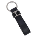 LOUIS VUITTON Damier Graphite LV Dragonne Key Ring M62706 LV Auth sw1392M-1