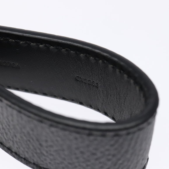 LOUIS VUITTON Damier Graphite LV Dragonne Key Ring M62706 LV Auth sw1392M