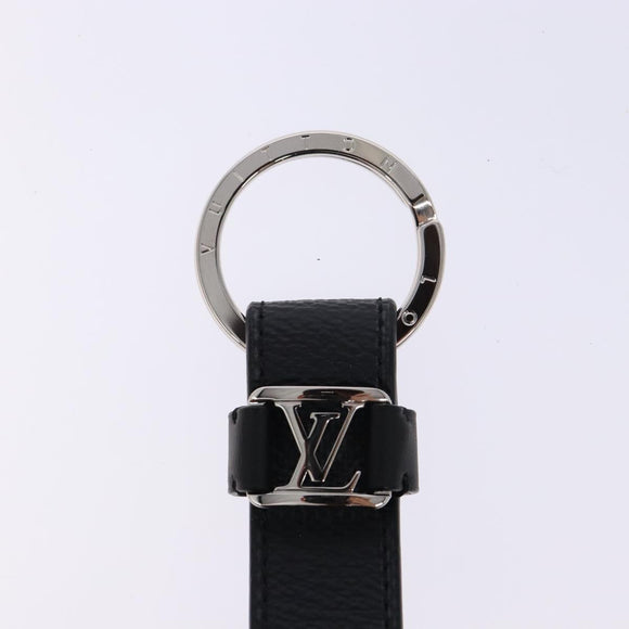 LOUIS VUITTON Damier Graphite LV Dragonne Key Ring M62706 LV Auth sw1392M