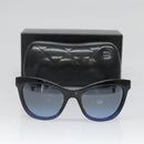 CHANEL Sunglasses plastic Black CC Auth sw1395V-11