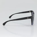 CHANEL Sunglasses plastic Black CC Auth sw1395V-4