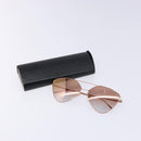 PRADA Sunglasses metal Gold Auth sw1398-12