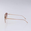 PRADA Sunglasses metal Gold Auth sw1398-4