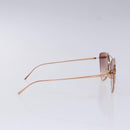 PRADA Sunglasses metal Gold Auth sw1398-5