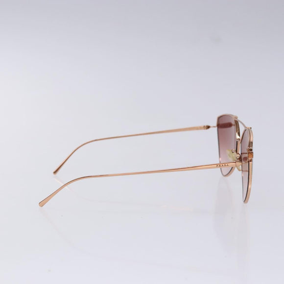 PRADA Sunglasses metal Gold Auth sw1398