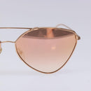 PRADA Sunglasses metal Gold Auth sw1398-7