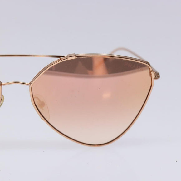 PRADA Sunglasses metal Gold Auth sw1398