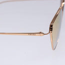 PRADA Sunglasses metal Gold Auth sw1398-8