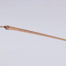 PRADA Sunglasses metal Gold Auth sw1398-9