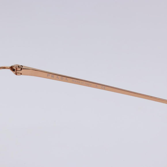 PRADA Sunglasses metal Gold Auth sw1398