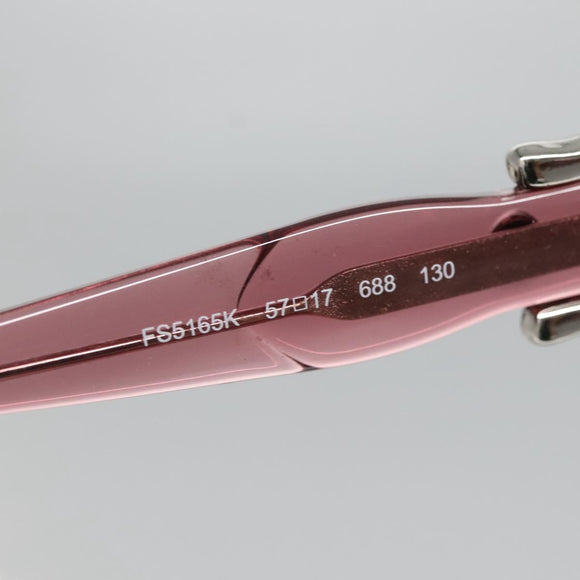 FENDI Sunglasses Plastic Pink Auth sw1399