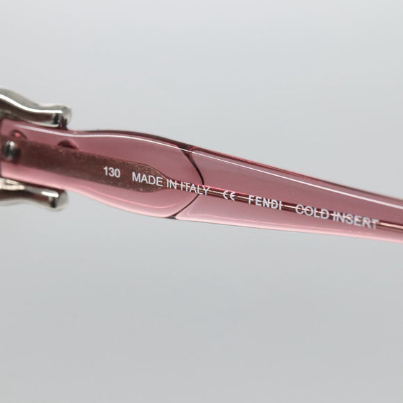 FENDI Sunglasses Plastic Pink Auth sw1399