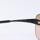 CHANEL Sunglasses plastic Brown CC Auth sw1401-10