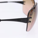 CHANEL Sunglasses plastic Brown CC Auth sw1401-8