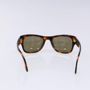 CHANEL Sunglasses plastic Brown CC Auth sw1403-3