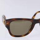 CHANEL Sunglasses plastic Brown CC Auth sw1403-6