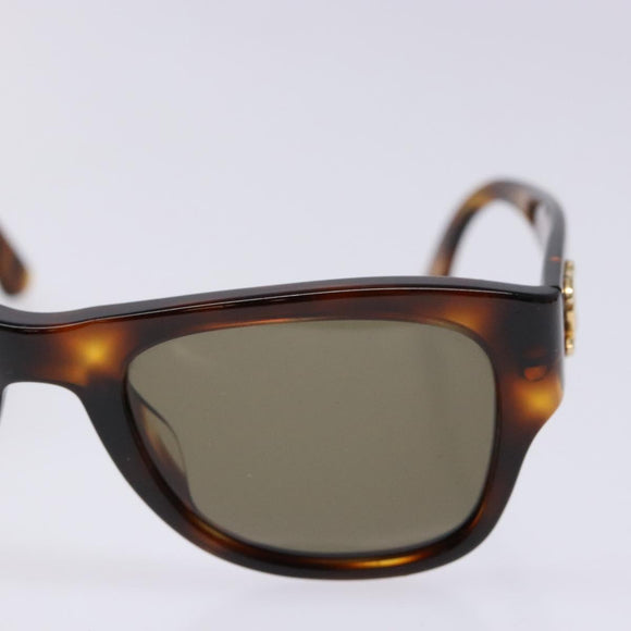 CHANEL Sunglasses plastic Brown CC Auth sw1403