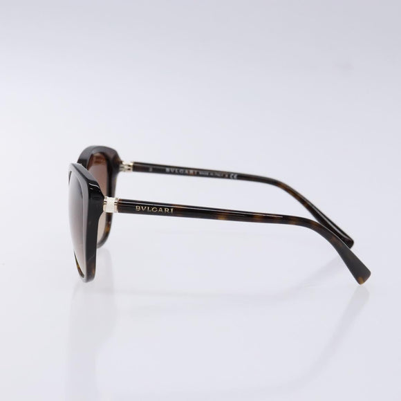 BVLGARI Sunglasses Plastic Brown Auth sw1404