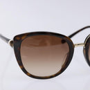 BVLGARI Sunglasses Plastic Brown Auth sw1404-6