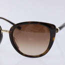 BVLGARI Sunglasses Plastic Brown Auth sw1404-7