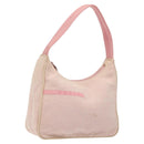 PRADA Sports Mini Hobo Hand Bag Canvas Pink Auth sw141-1