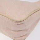 PRADA Sports Mini Hobo Hand Bag Canvas Pink Auth sw141-15