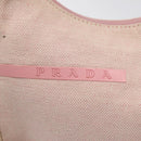 PRADA Sports Mini Hobo Hand Bag Canvas Pink Auth sw141-17