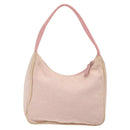 PRADA Sports Mini Hobo Hand Bag Canvas Pink Auth sw141-2