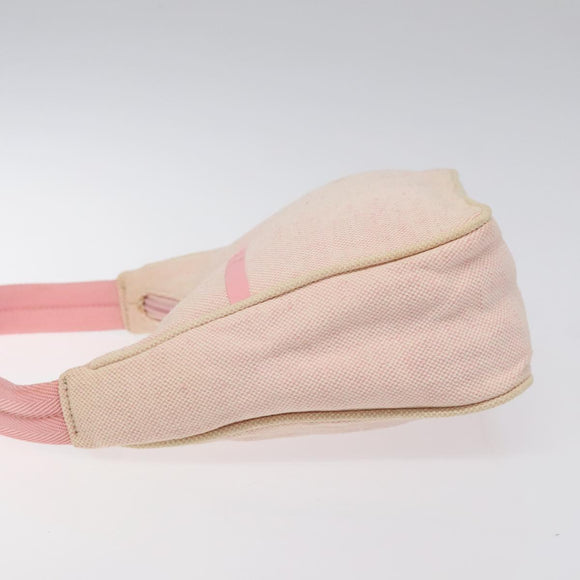 PRADA Sports Mini Hobo Hand Bag Canvas Pink Auth sw141