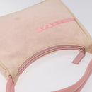PRADA Sports Mini Hobo Hand Bag Canvas Pink Auth sw141-6