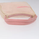 PRADA Sports Mini Hobo Hand Bag Canvas Pink Auth sw141-7