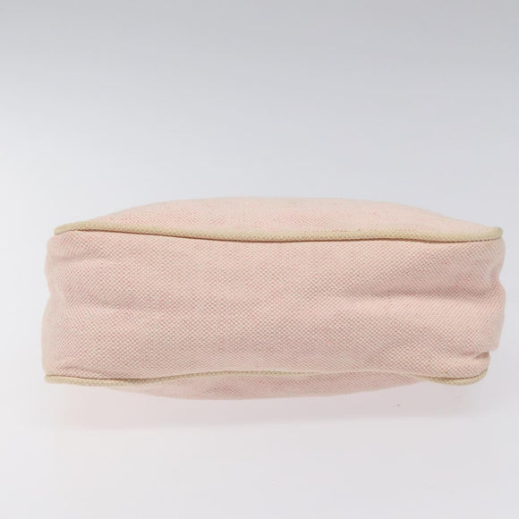 PRADA Sports Mini Hobo Hand Bag Canvas Pink Auth sw141